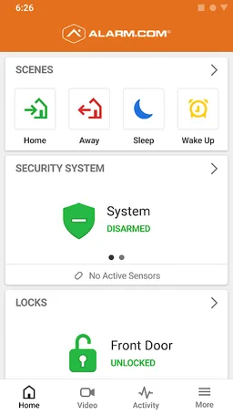 Alarm.com screenshot 1