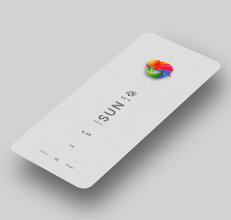 Chameleon KLWP theme screenshot 5