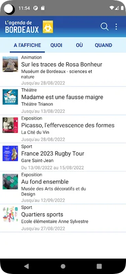 Bordeaux Agenda screenshot 3