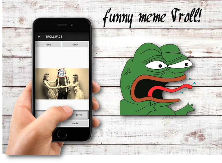 Troll face Editor screenshot 5