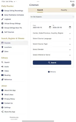 Dhamma.org screenshot 14