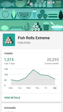 Google Play Console screenshot 1