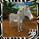 zebra 3D jungle simulator icon