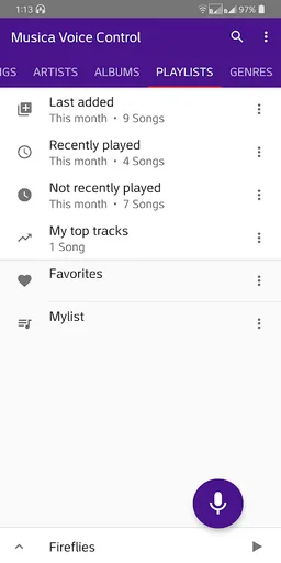 Musica Voice Control Player screenshot 5