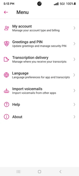 Visual Voicemail screenshot 6
