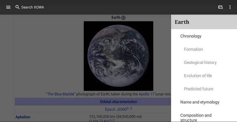 XOWA - Wikipedia Offline screenshot 11