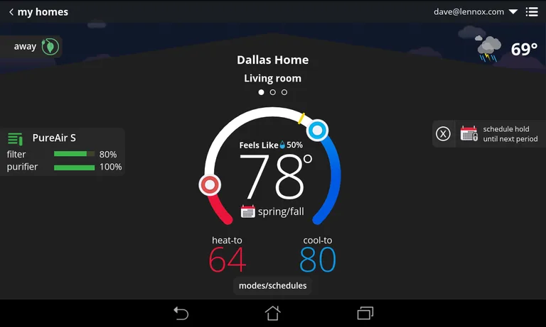 (S30/E30/M30) iComfort T-Stat screenshot 5