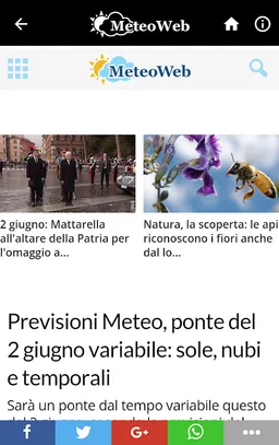 MeteoWeb screenshot 2