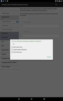 CSEntry CSPro Data Entry screenshot 23