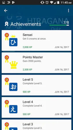 Hiragana Quiz screenshot 4