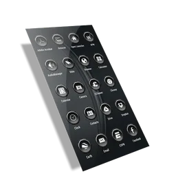 Coastal 10 Gray - Icon Pack screenshot 3