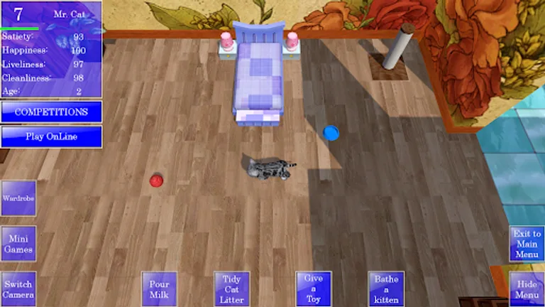 Cute Pocket Cat 3D screenshot 1