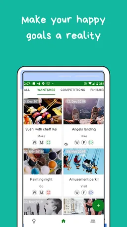 Wantshes - happy goal tracker screenshot 4