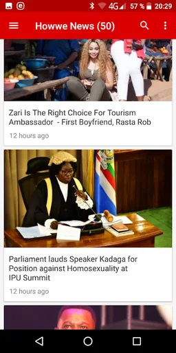 Uganda news screenshot 1