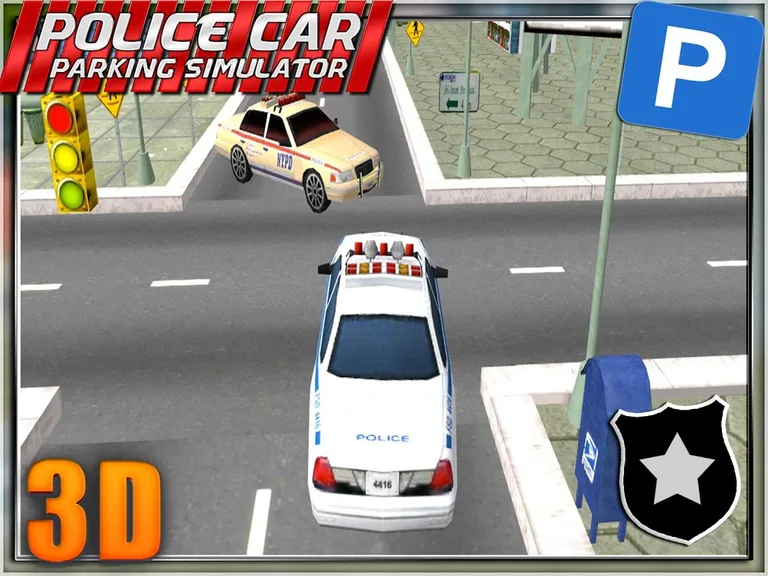 Police Car Parking Simulator screenshot 1