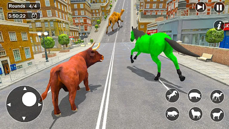 Tiger Cheetah Lion Race Games screenshot 2