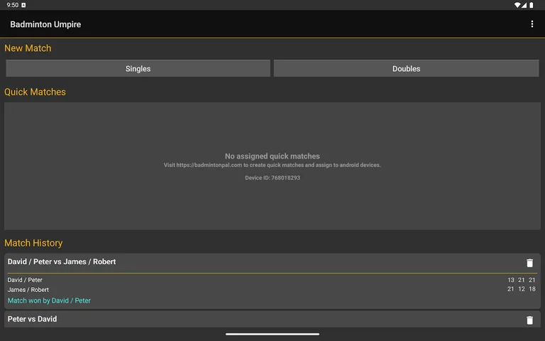 Badminton Umpire Score Keeper screenshot 17