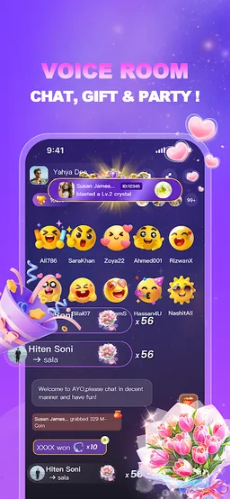 AYO: Games & Voice Rooms screenshot 3