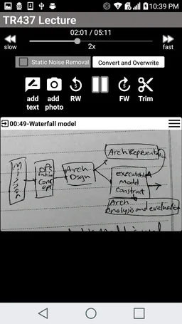 Audio Notes 3D: Record, Annotate, Trim: noise free screenshot 7