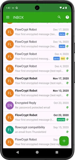 FlowCrypt Encrypted Email screenshot 3