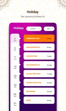 Hindi Calendar & Holidays screenshot 4