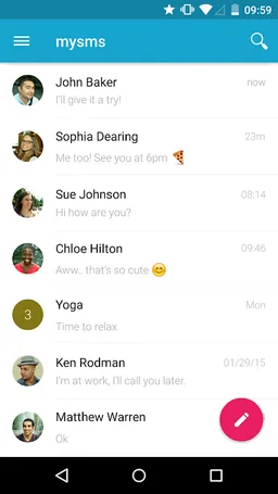 mysms - Remote Text Messages screenshot 3