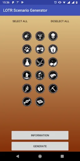 LOTR Scenario Generator screenshot 2