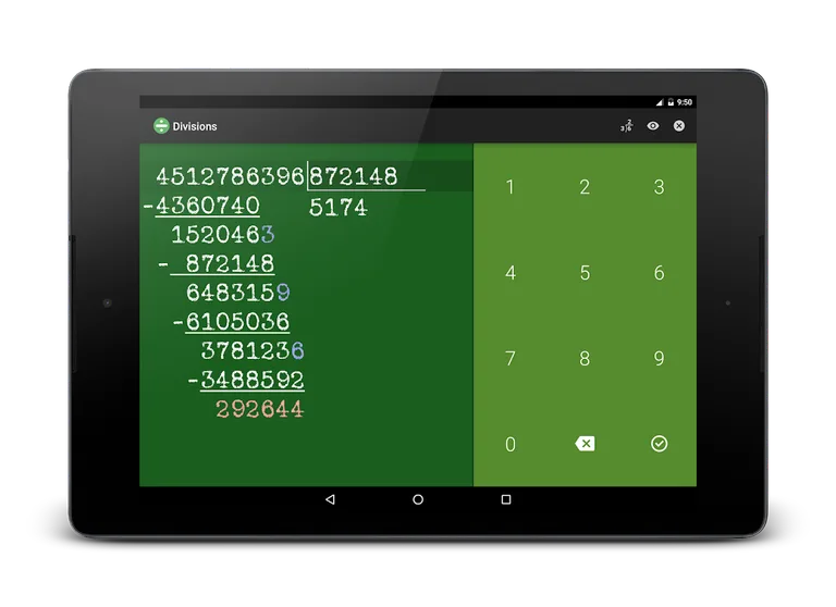 Divisions Calculator screenshot 5