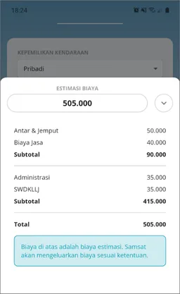 Urus & Cek Pajak Kendaraan screenshot 1