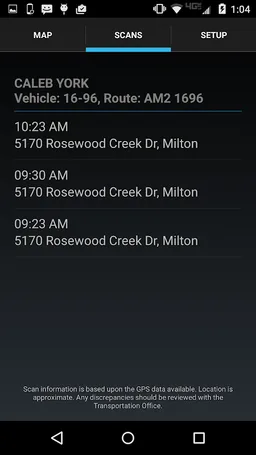 Versatrans My Stop screenshot 2