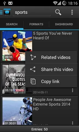 YouTube Downloader for Android screenshot 1
