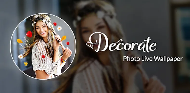 Decorate Photo Live Wallpaper cover image