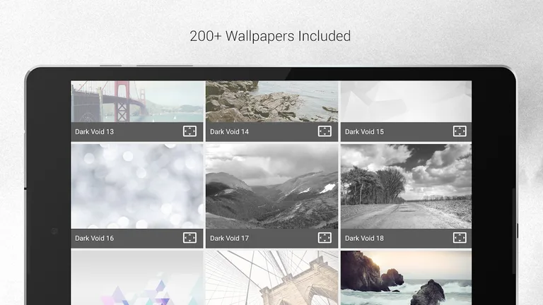 Dark Void - Black Circle Icons (Pro Version) screenshot 2