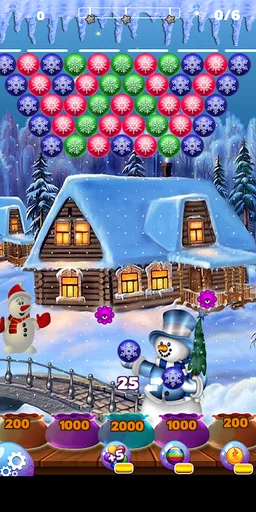 Fun Snow Adventure Bubble screenshot 2