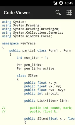 Code Viewer screenshot 2