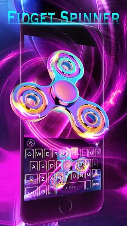 Fidget Spindle Keyboard 3D Theme screenshot 1
