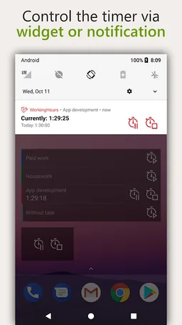 WorkingHours — Time Tracking / Timesheet screenshot 4