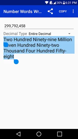 Number Words Writer Lite screenshot 9