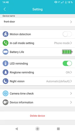 SilverCrest Wi-Fi Doorbell screenshot 3
