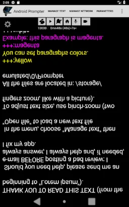 A Prompter for Android screenshot 11