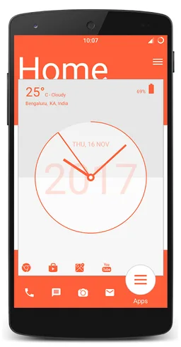 Analog Clock Launcher -Applock screenshot 4