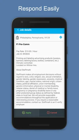 Staffmark Group WorkNOW screenshot 16