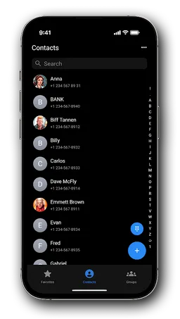 Right Contacts screenshot 1