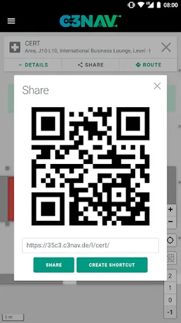 c3nav – 38C3 indoor navigation screenshot 10