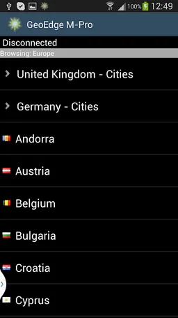 Geoedge Global Proxy App screenshot 2