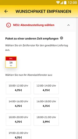 DHL Paket screenshot 17