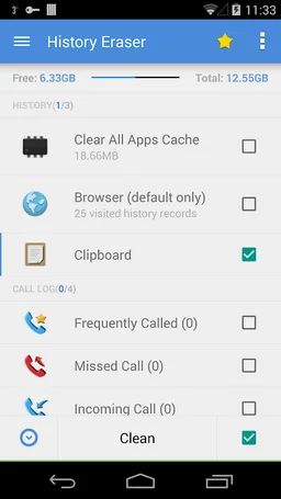 History Eraser - Privacy Clean screenshot 1