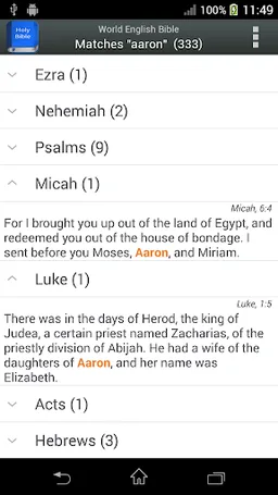 World English Bible screenshot 2