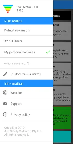 Risk Matrix Tool screenshot 4