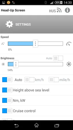 Head-Up Screen screenshot 6